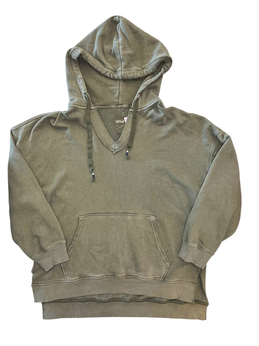 Sweatshirt Hoodie By Aerie In Green, Size:M