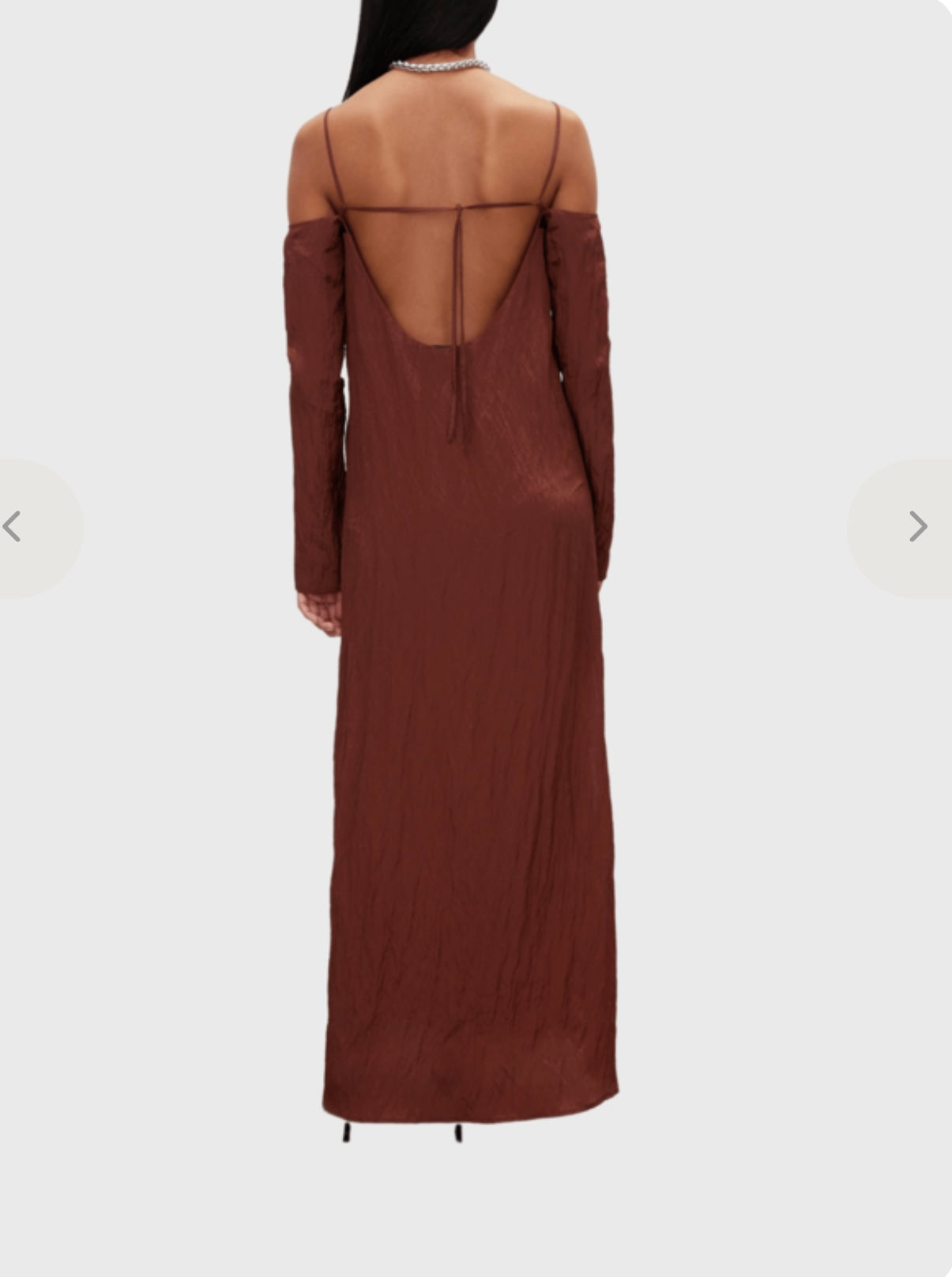 Dress Casual Maxi By Cma In Brown, Size:10