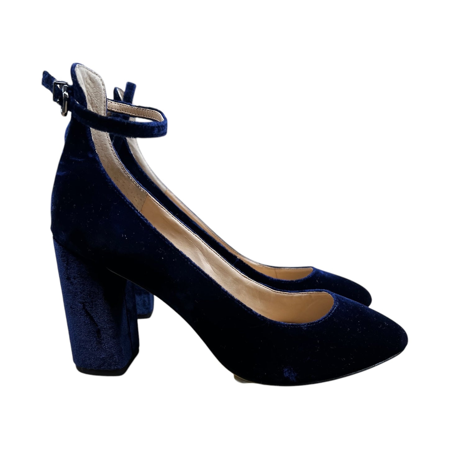 Shoes Heels Block By Gianni Bini In Blue, Size:7.5