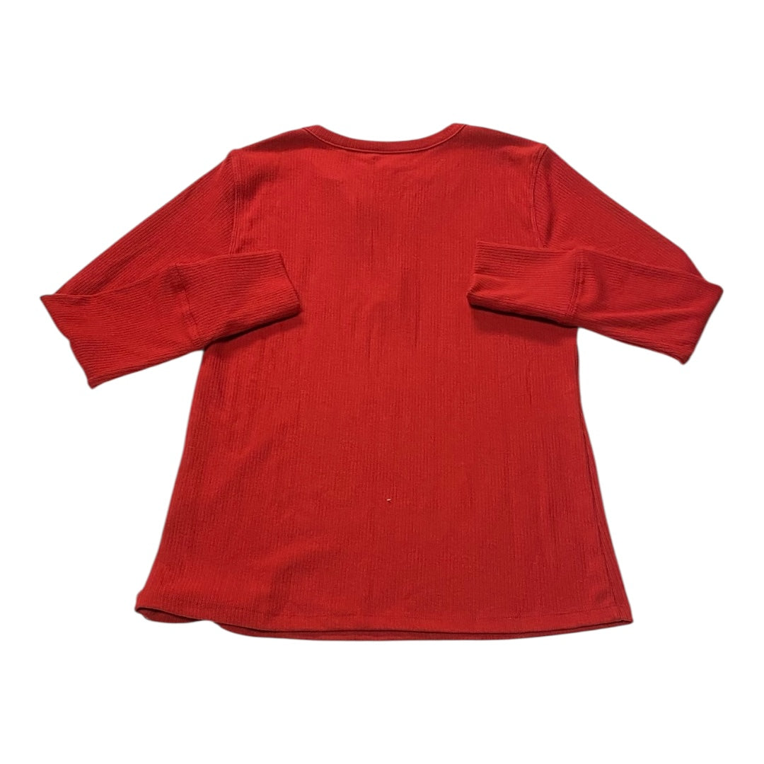 Top Ls By Maurices In Red, Size:L