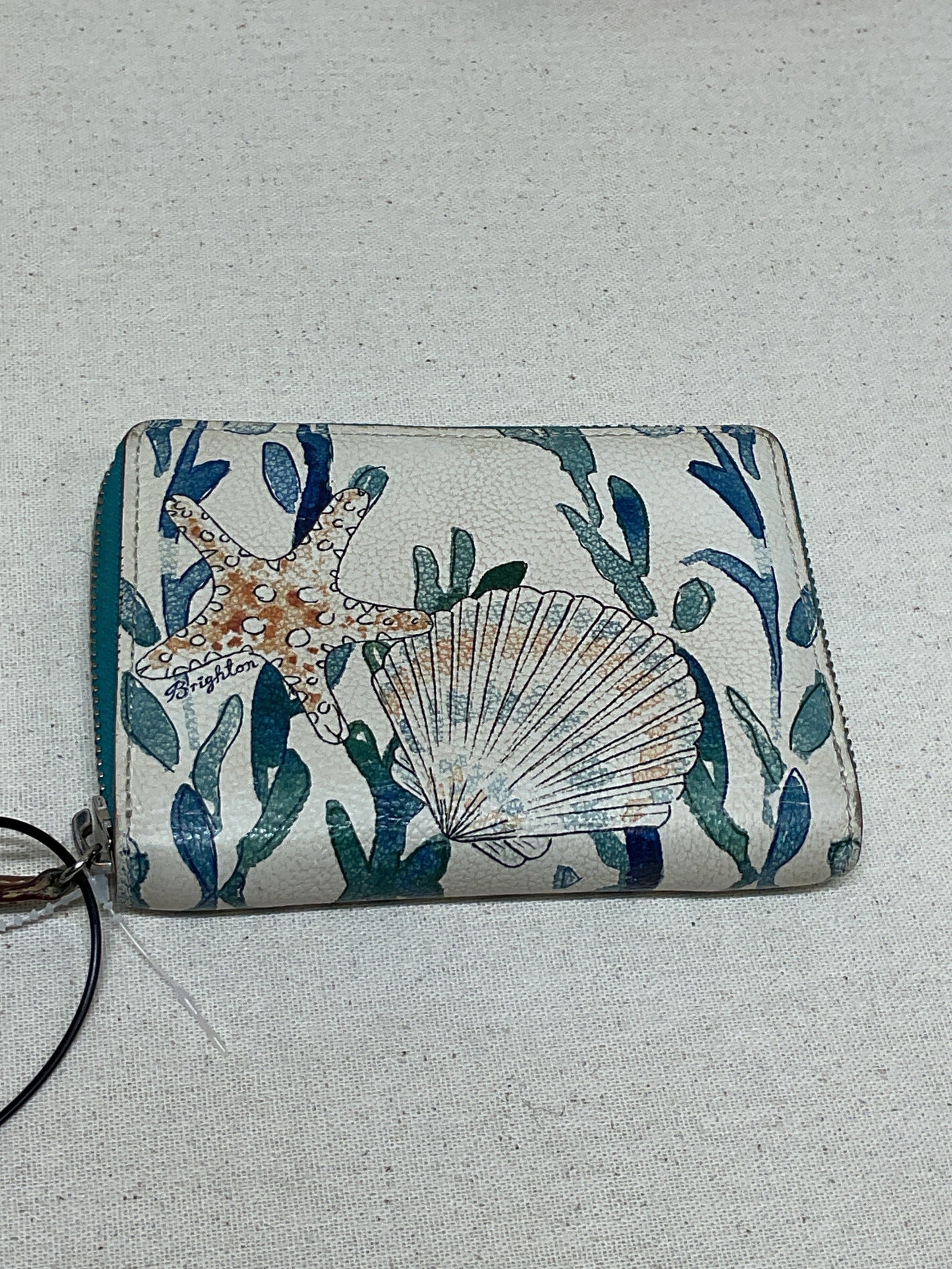 Wallet By Brighton In Blue & White, Size:Medium