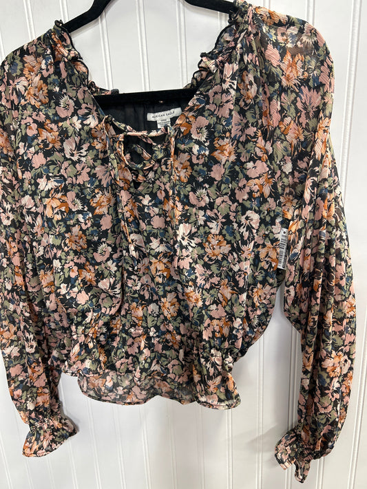 Top Ls By American Eagle In Floral Print, Size:S