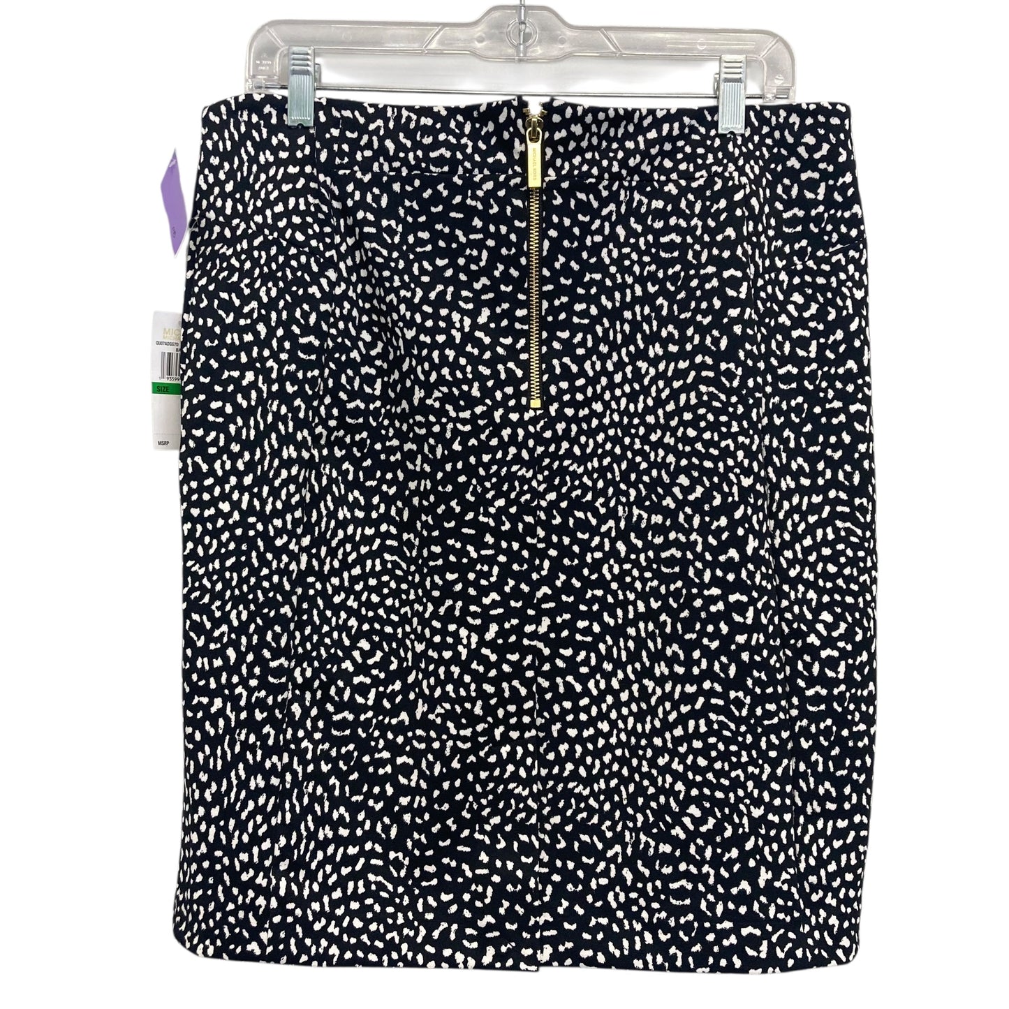 Skirt Mini & Short By Michael By Michael Kors In Black & White, Size:12