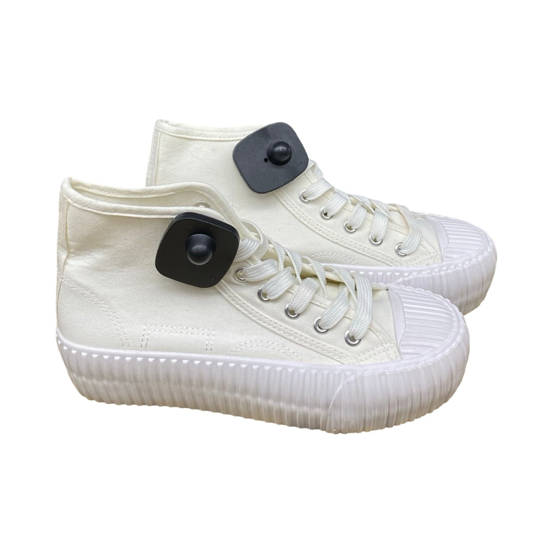 Shoes Sneakers Platform By Nasty Gal In White, Size:5
