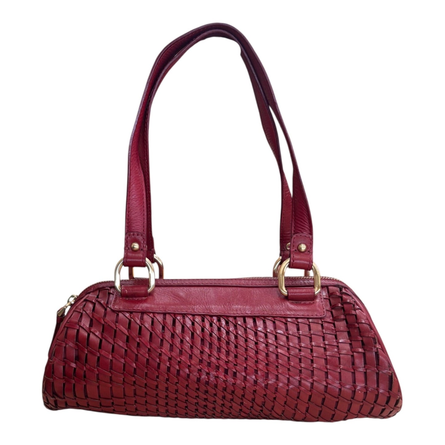Handbag Leather By Cole-Haan In Red, Size:Medium
