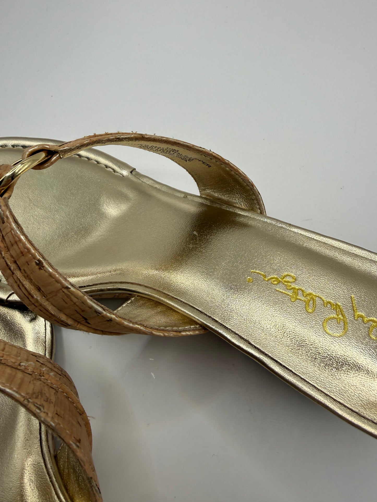 Sandals Heels Wedge By Lilly Pulitzer In Cream, Size: 10