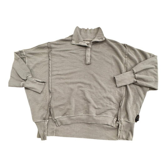 Top Sweatshirt Ls By We The Free In Sage Green, Size:M