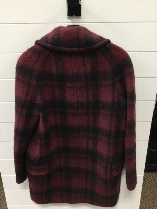 Coat Designer By Coach In Maroon, Size:Xs