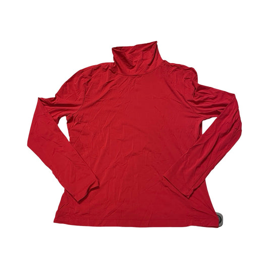Top Ls Designer By St. John In Red, Size:M