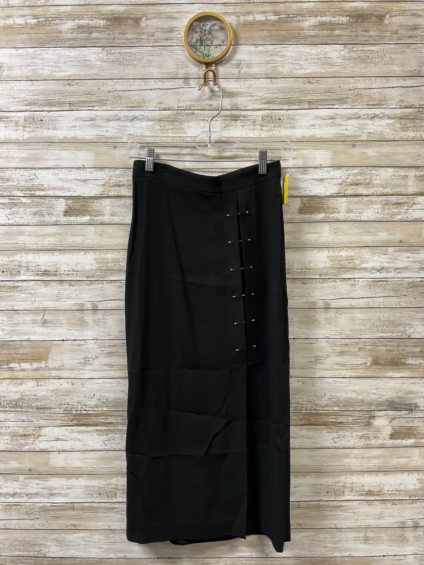 Skirt Midi By Alc In Black & Silver, Size:2