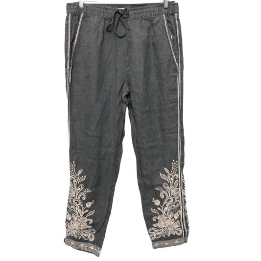 Pants Linen By Johnny Was In Grey, Size:S