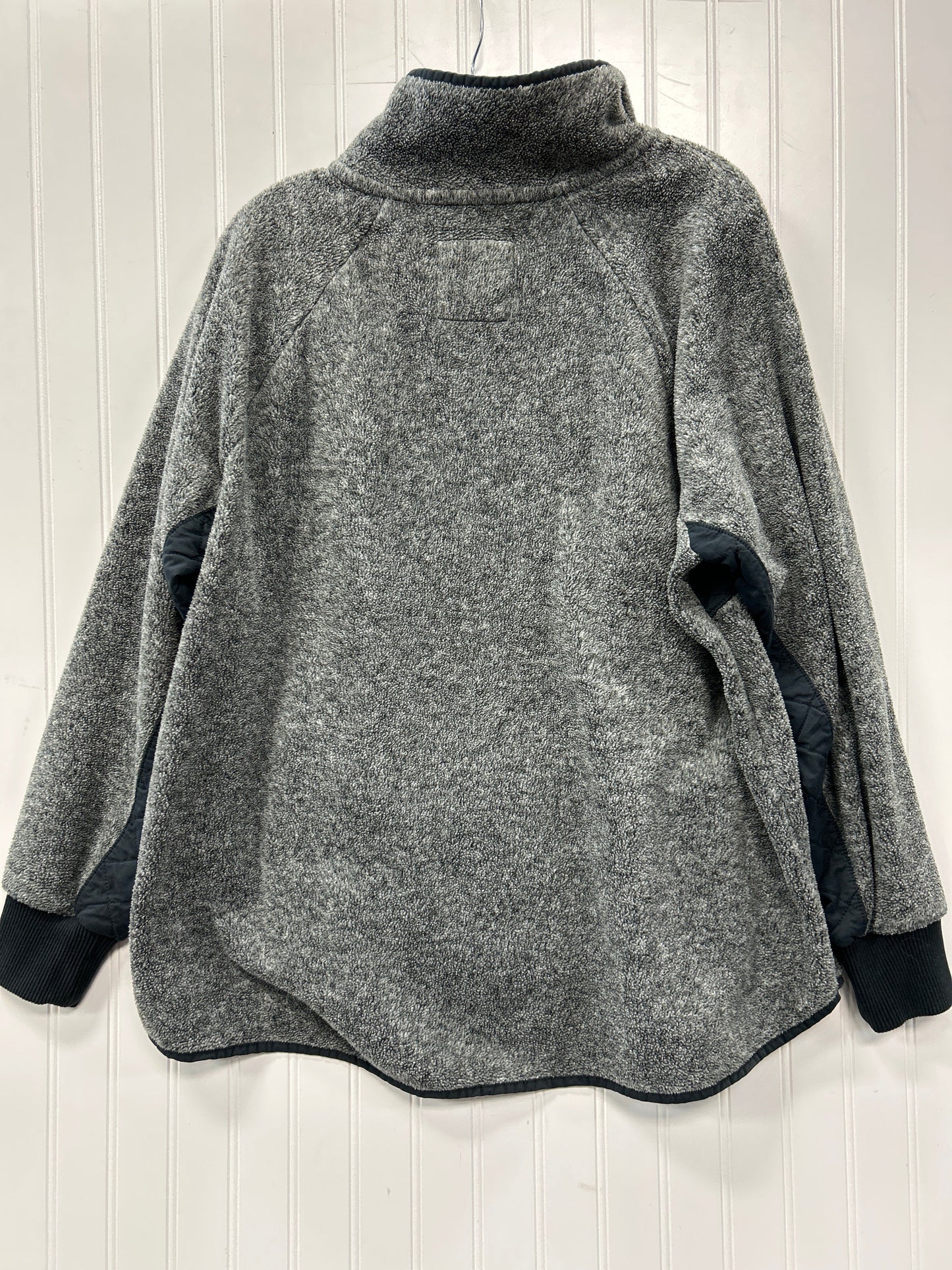 Jacket Fleece By Abercrombie And Fitch In Grey, Size:Xl
