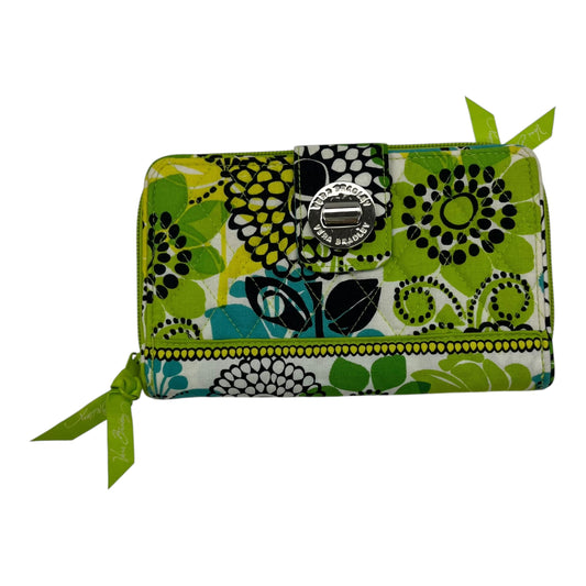 Wallet By Vera Bradley In Red & Yellow, Size:Large