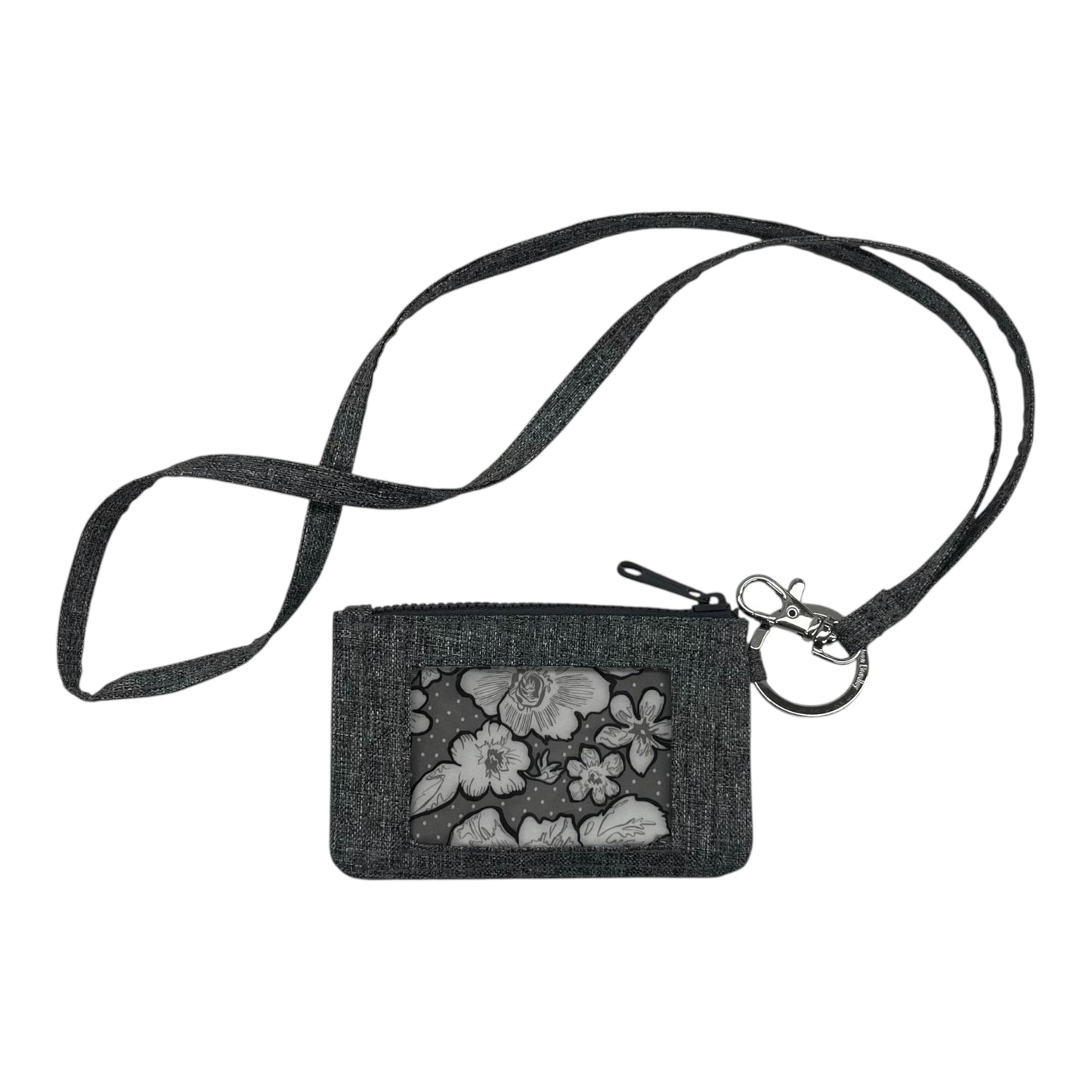 Coin Purse By Vera Bradley In Grey, Size:Medium