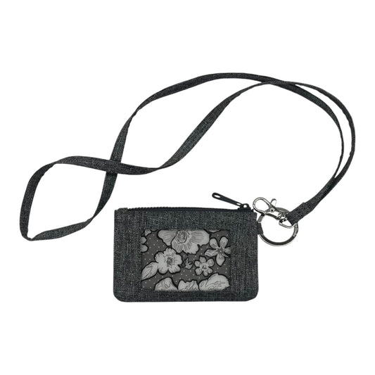 Coin Purse By Vera Bradley In Grey, Size:Medium