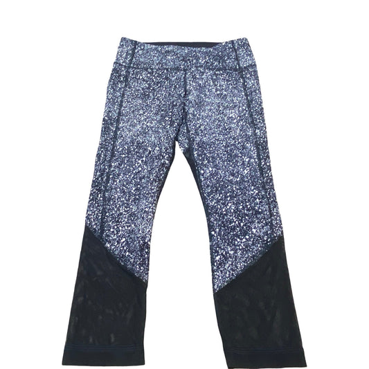 Athletic Leggings By Lululemon In Black & White, Size:6