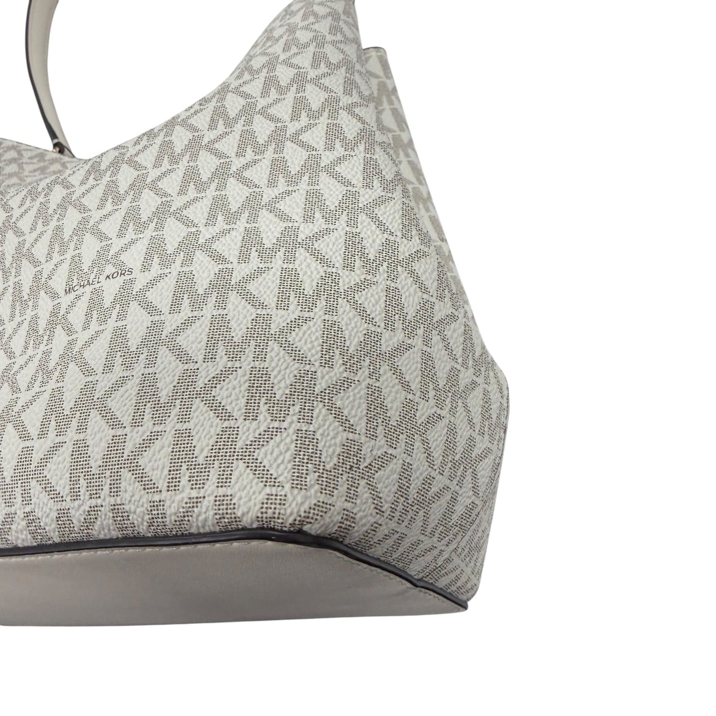 Handbag Designer By Michael Kors In Cream, Size:Medium