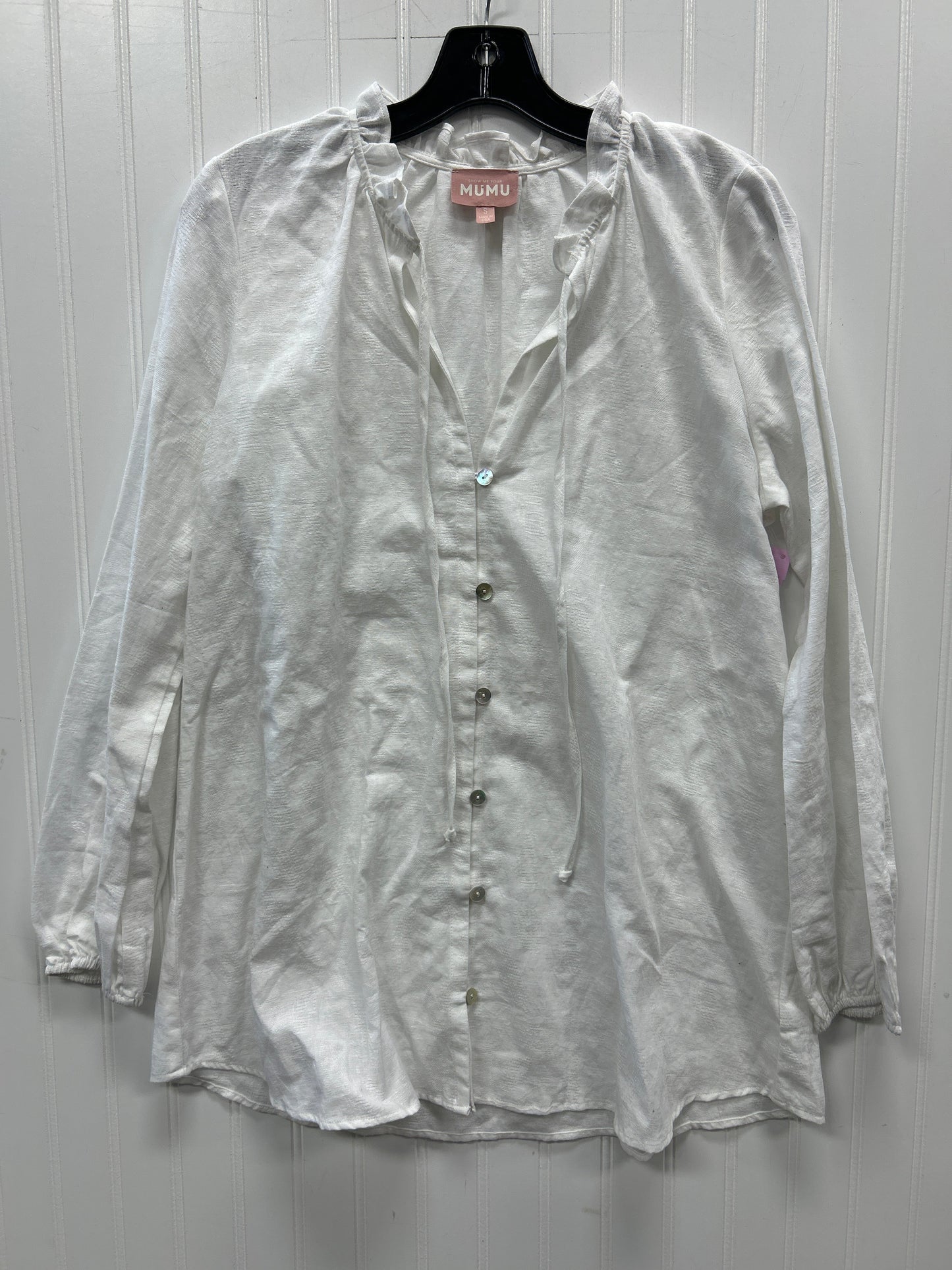 Tunic Ls By Show Me Your Mumu In White, Size:S
