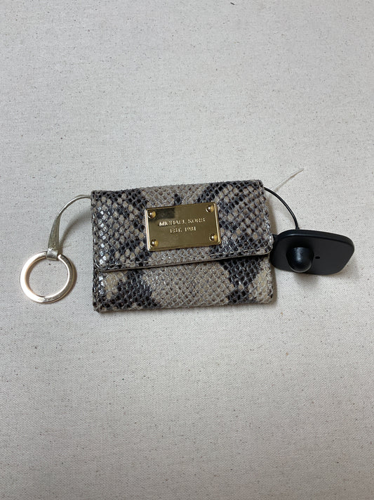 Wallet Designer By Michael Kors In Snakeskin Print, Size:Small
