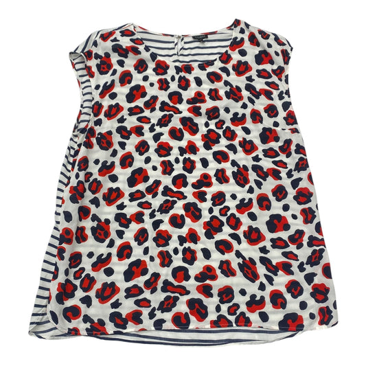 Top Sleeveless By Talbots In Animal Print, Size:Xl