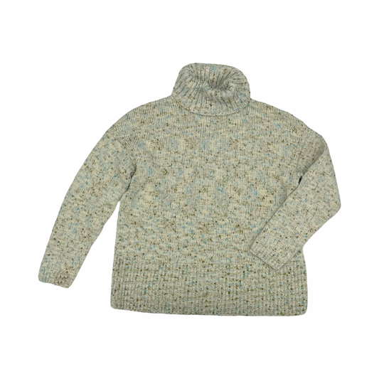 Sweater By J. Jill In Green & Tan, Size:S