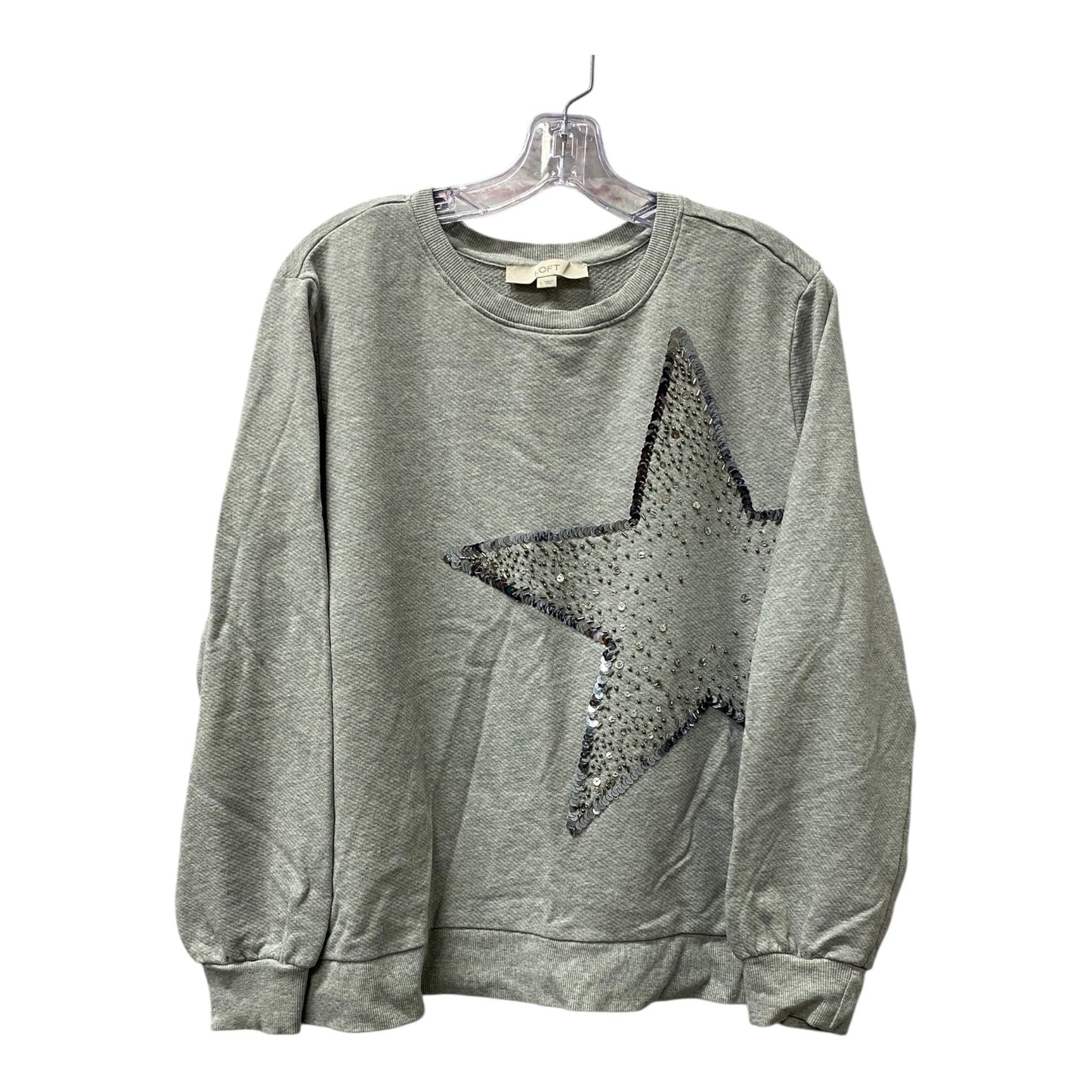 Top Ls By Loft In Grey, Size:L