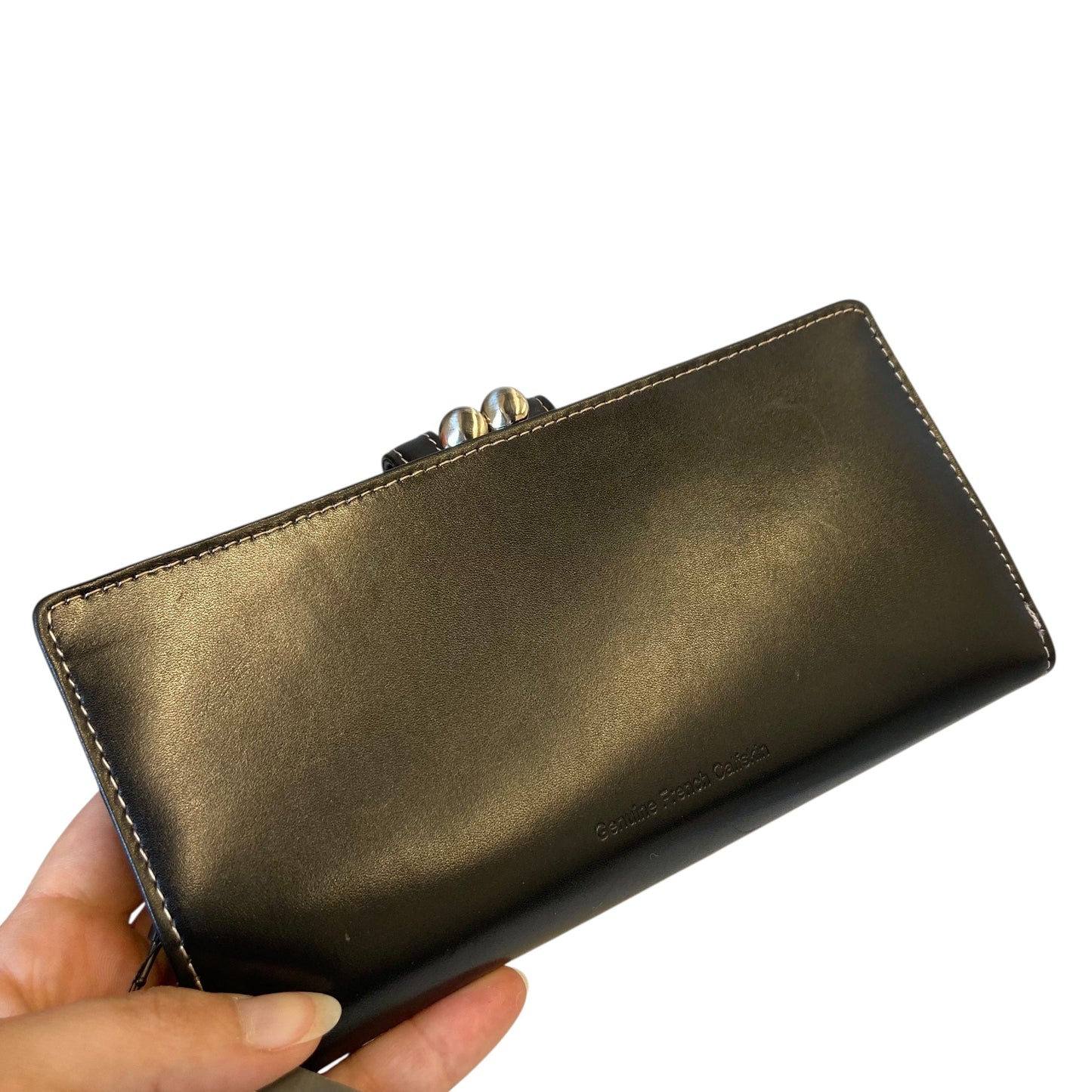 Wallet Leather By Kenneth Cole Reaction In Black, Size:Large