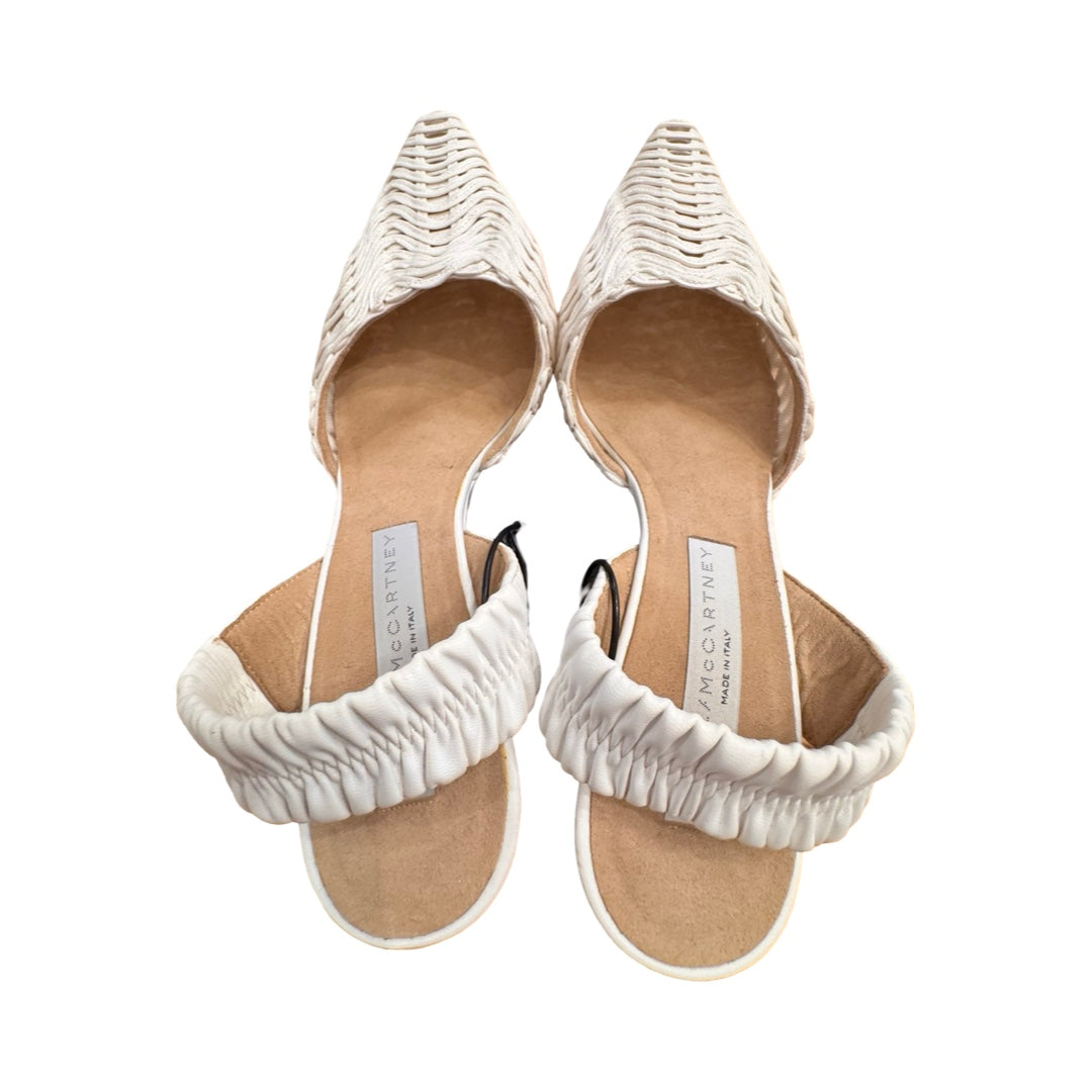 Shoes Luxury Designer By Stella Mccartney In Cream, Size:6 (EU36.5)