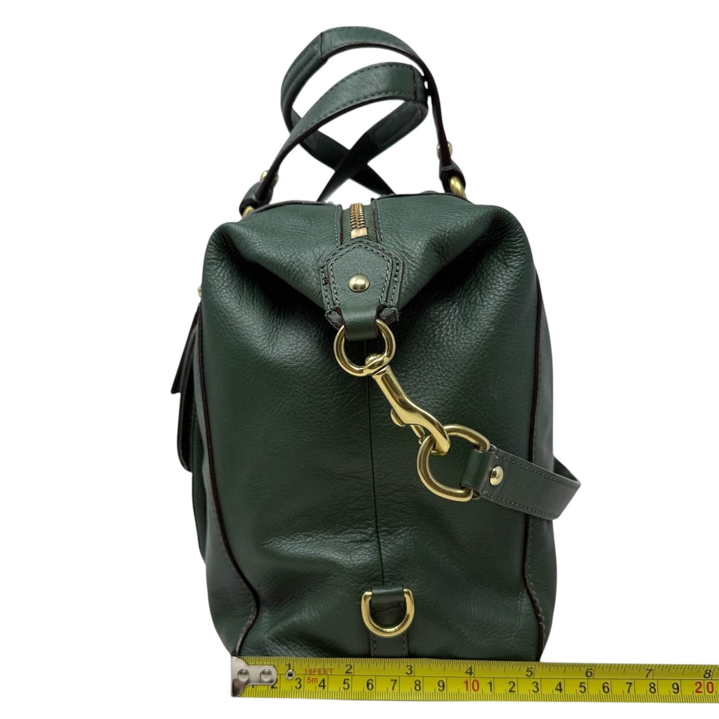 Campbell Leather Satchel Designer By Coach, Size: Large