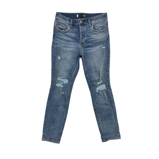 Jeans Skinny By Kut In Blue Denim, Size:4