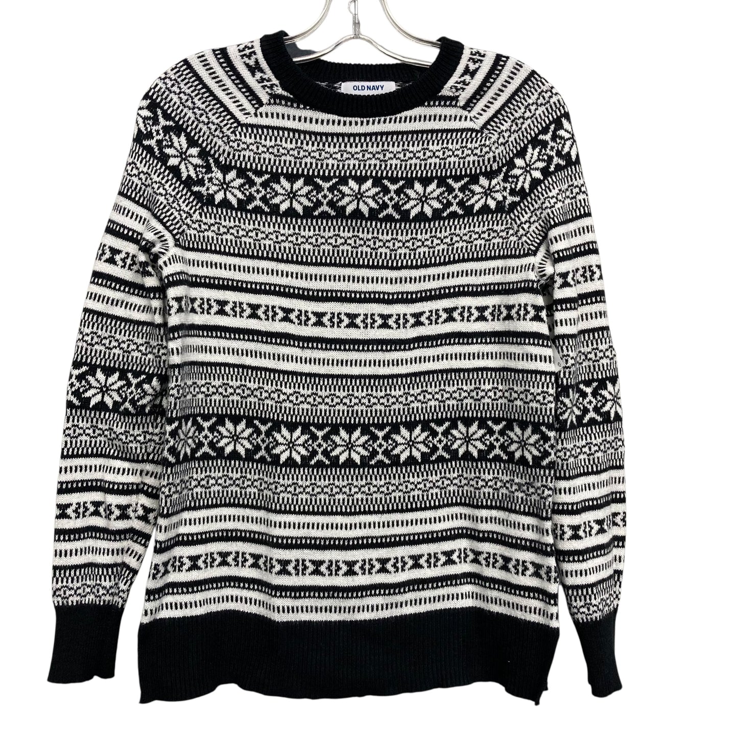 Sweater By Old Navy In Black & White, Size:Xs