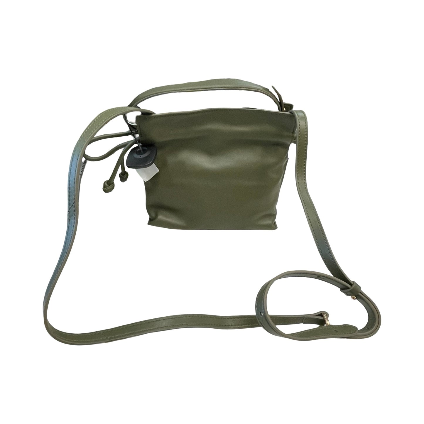 Handbag Leather By Sam Edelman In Green, Size:Small