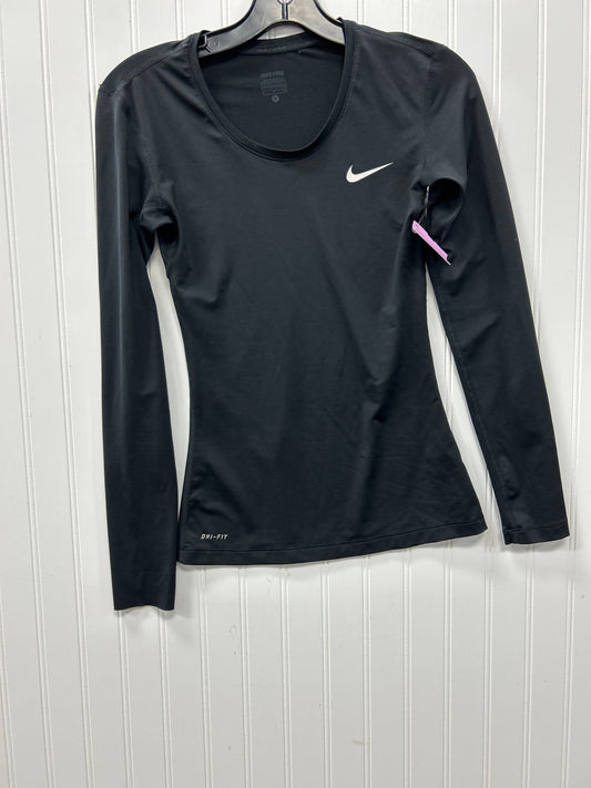 Athletic Top Ls Crewneck By Nike Apparel In Black, Size:S
