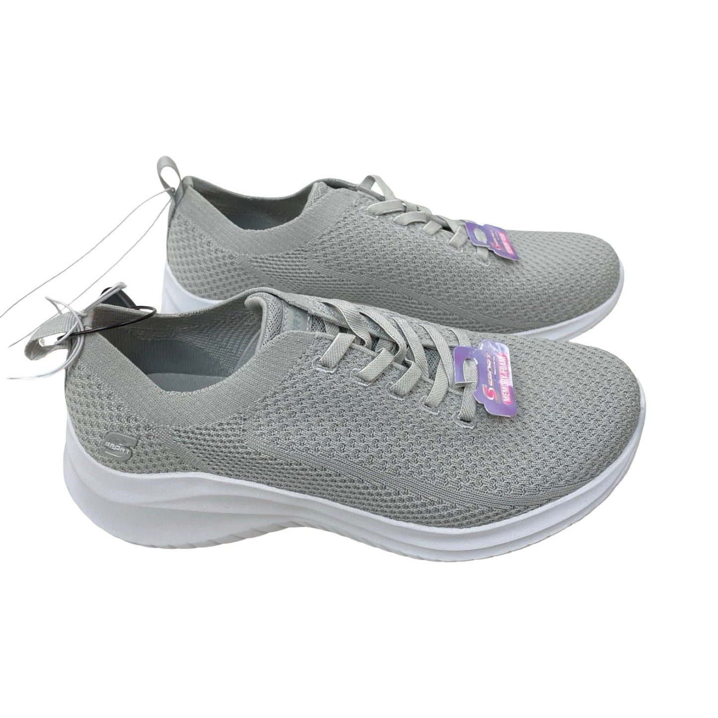 Shoes Athletic By Skechers In Grey, Size:9.5