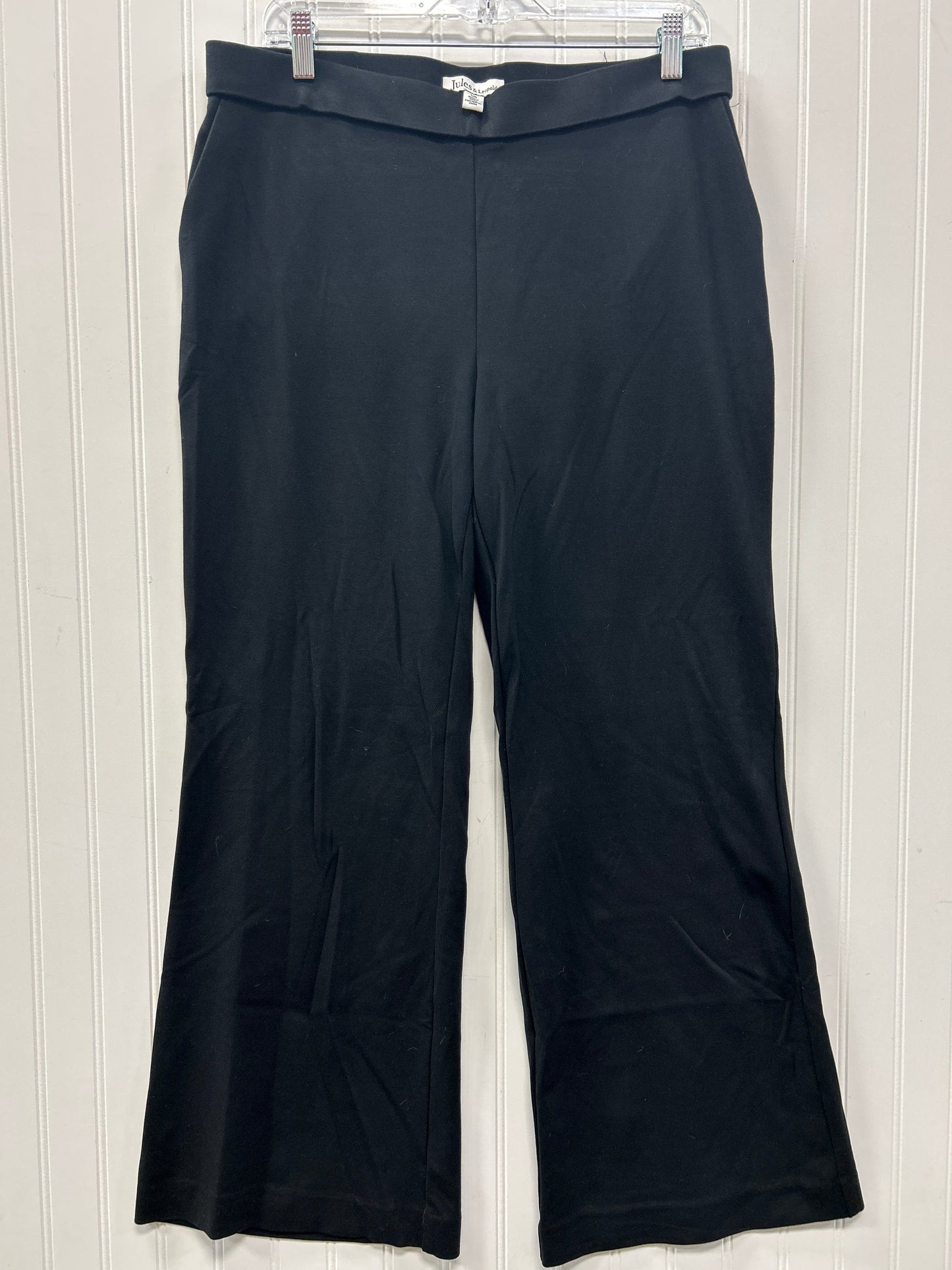 Pants Wide Leg By Jules & Leopold In Black, Size:L
