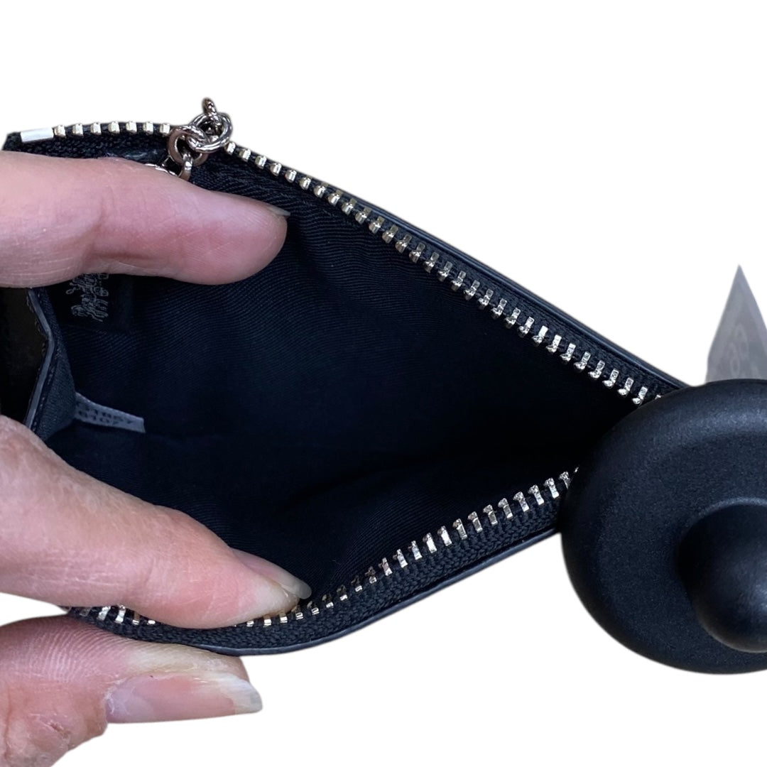 Wallet Designer By Coach In Black, Size:Small