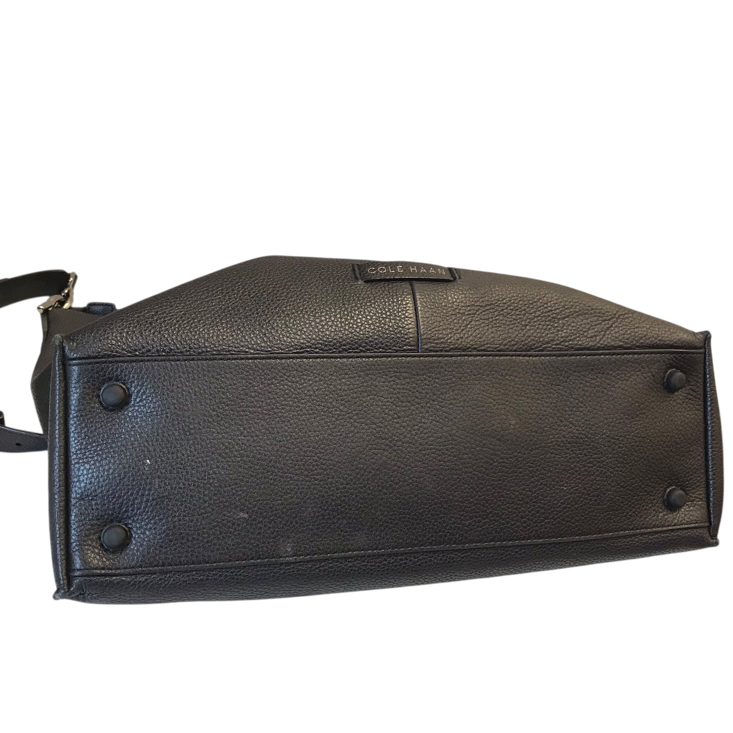 Handbag Leather By Cole-Haan In Black, Size:Large