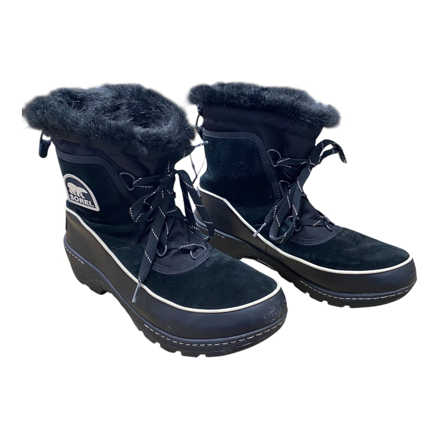 Boots Designer By Sorel In Black, Size:10.5