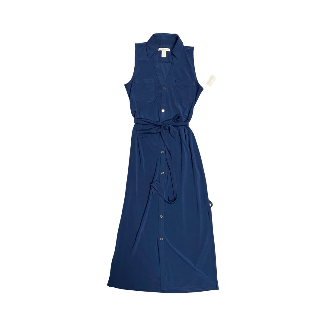Dress Casual Maxi By White House Black Market In Navy, Size:S