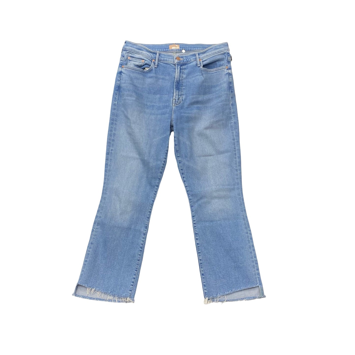 Jeans Skinny By Mother In Blue Denim, Size:18