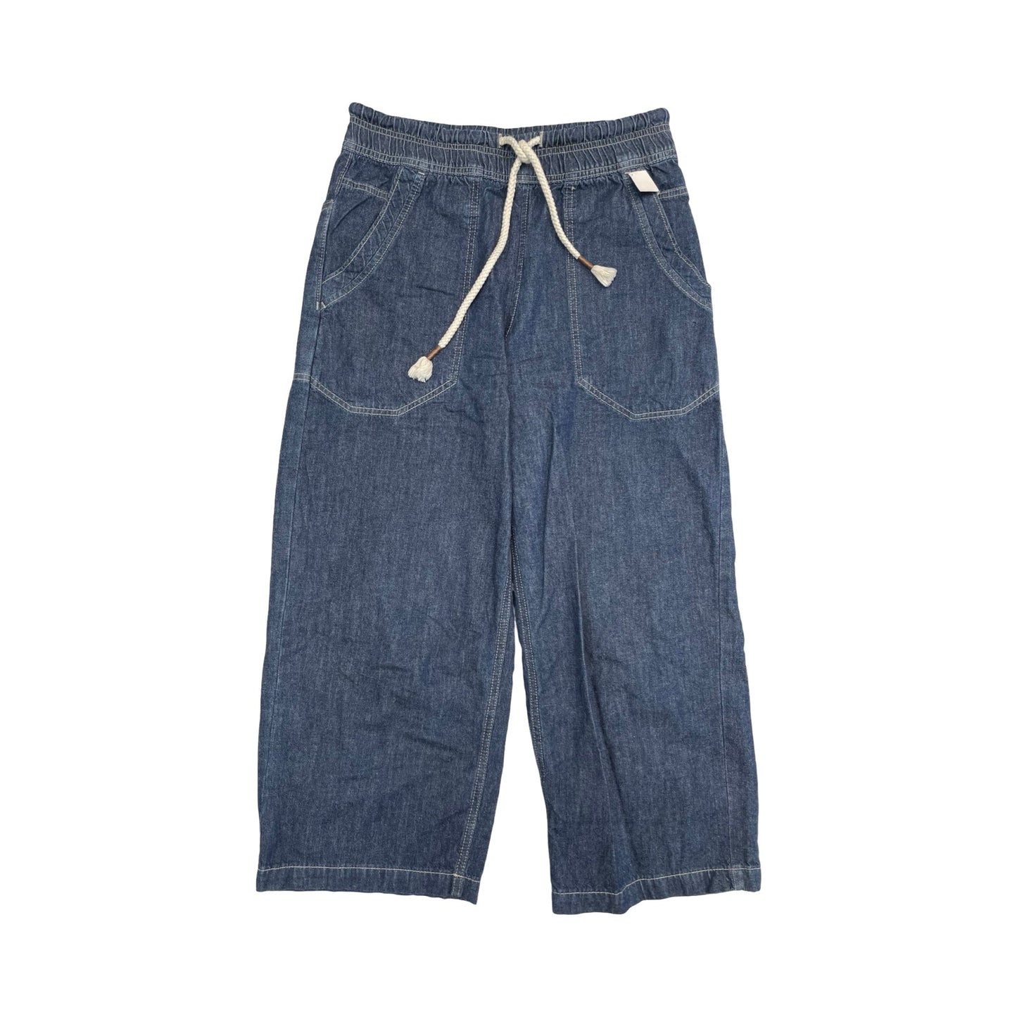 Jeans Wide Leg By We The Free In Blue Denim, Size:Xs