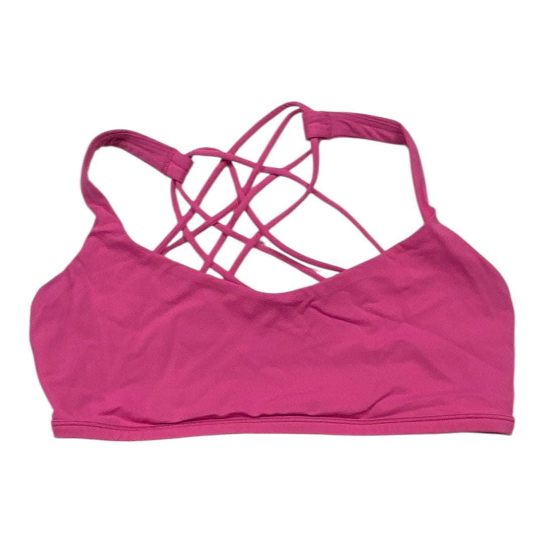 Athletic Bra By Lululemon In Pink, Size:10