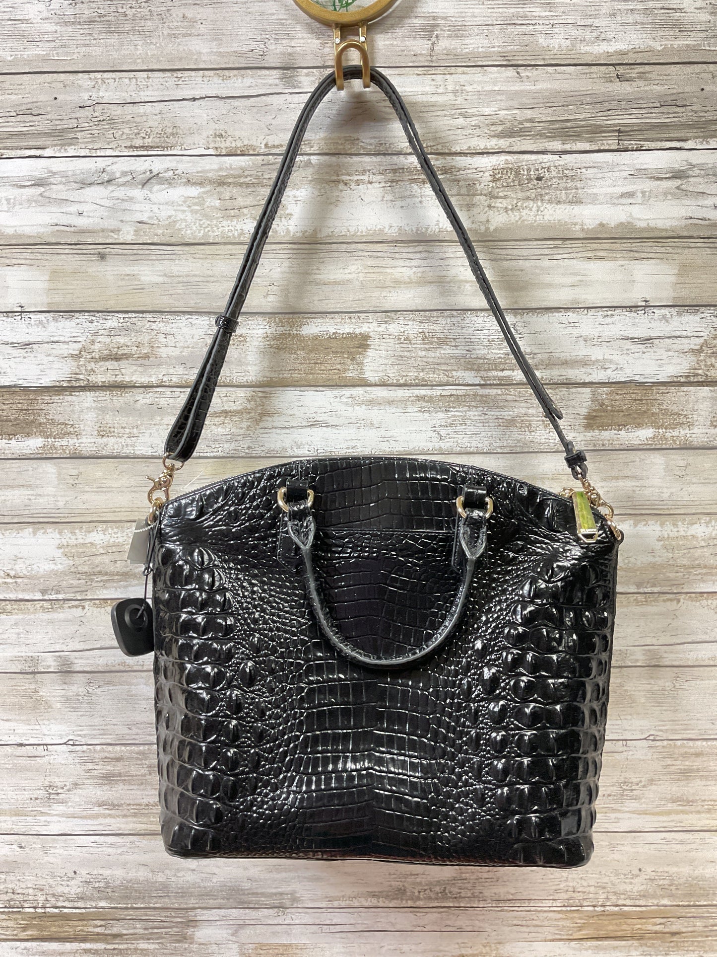 Handbag Designer By Brahmin In Black, Size:Large