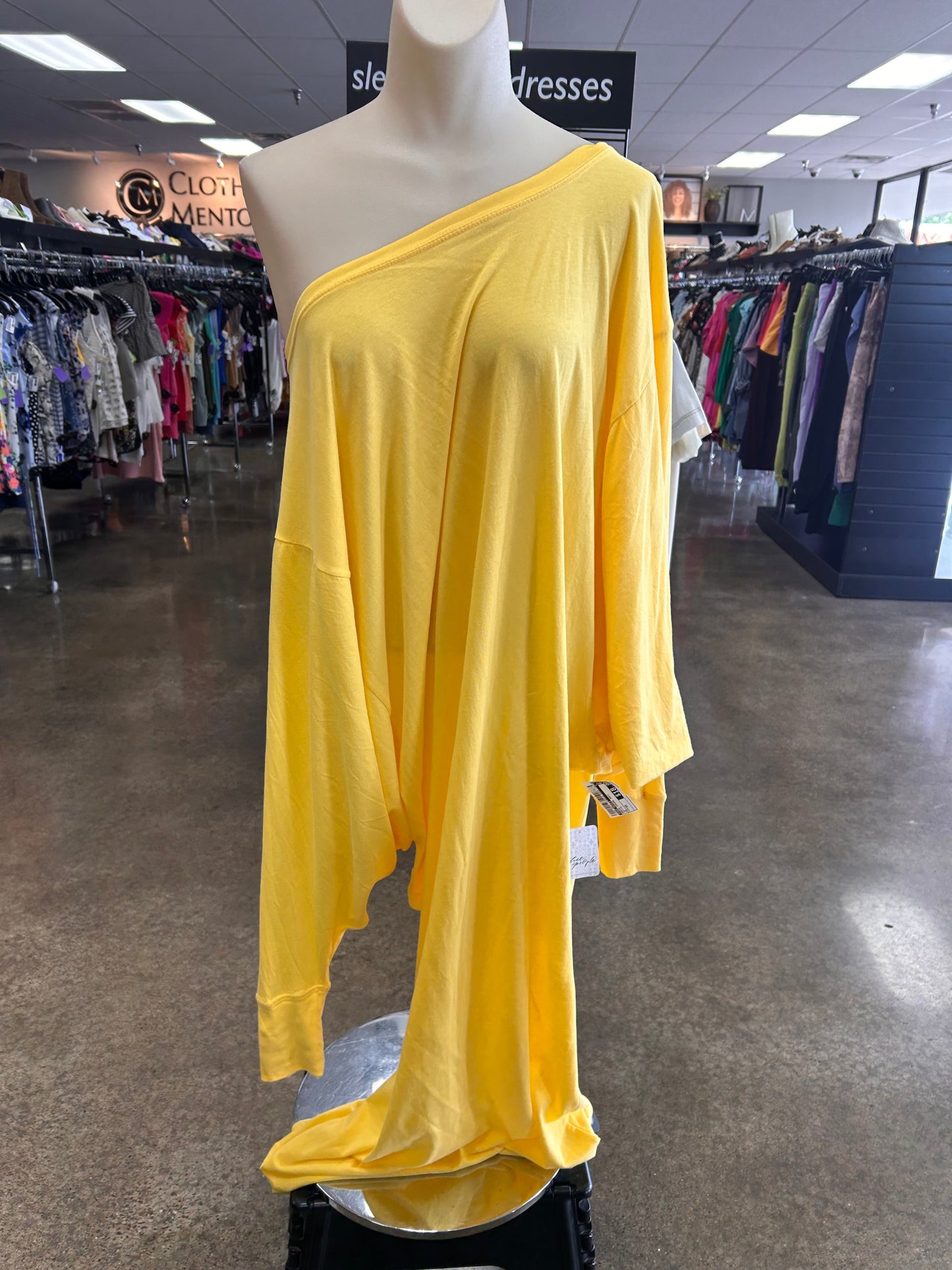 Dress Casual Maxi By Free People In Yellow, Size:Xs