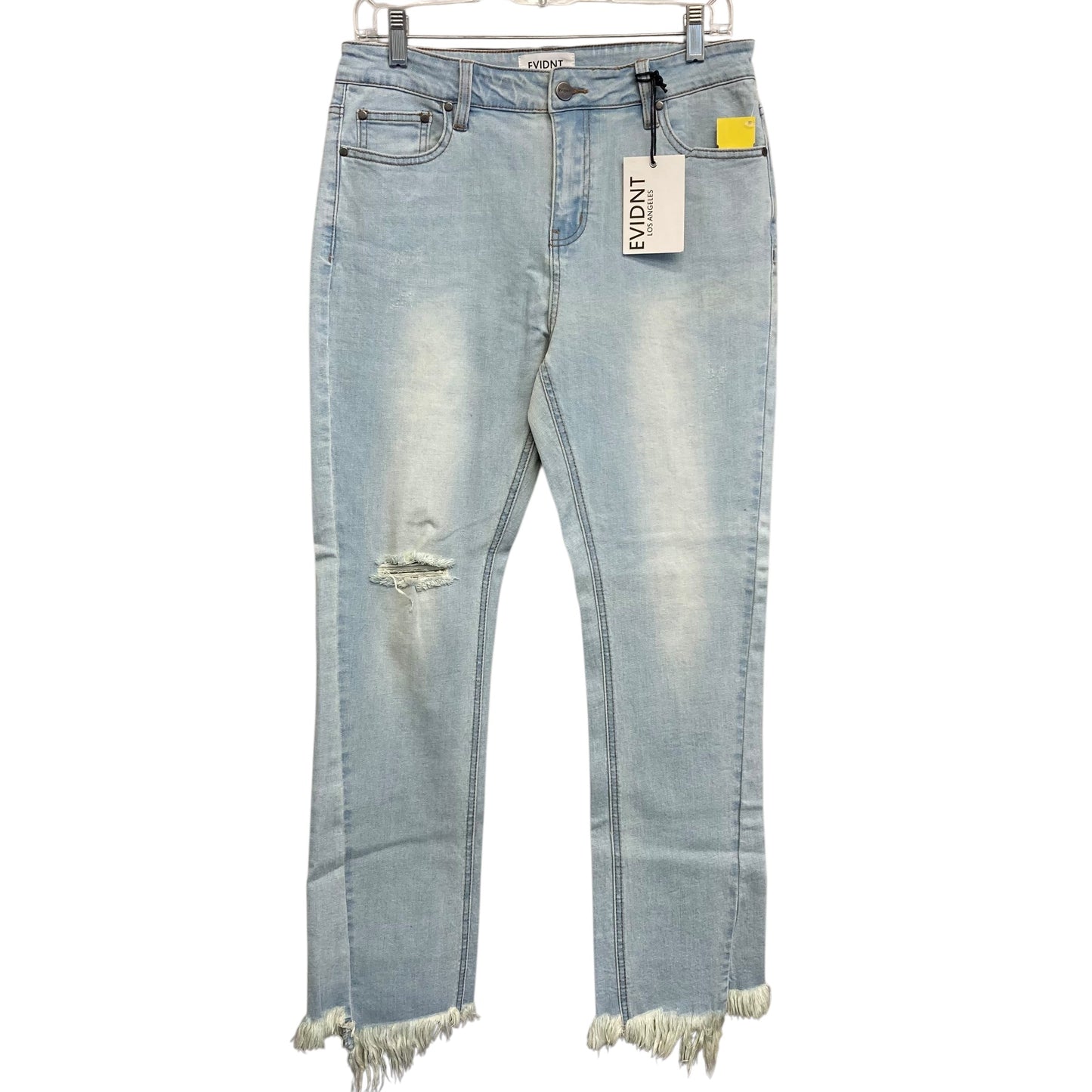 Jeans Boot Cut By Evidnt Los Angeles In Blue Denim, Size:12