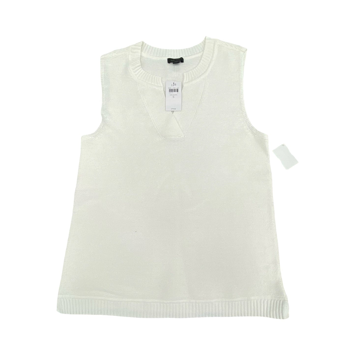 Top Sleeveless By J. Jill In White, Size:S