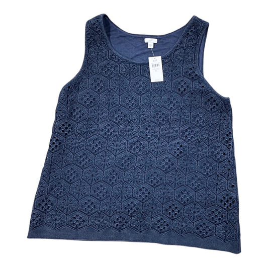 Tunic Sleeveless By J. Jill In Blue, Size:Xl