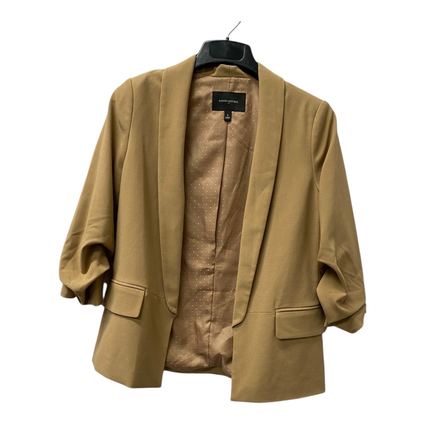 Blazer By Banana Republic In Tan, Size:S
