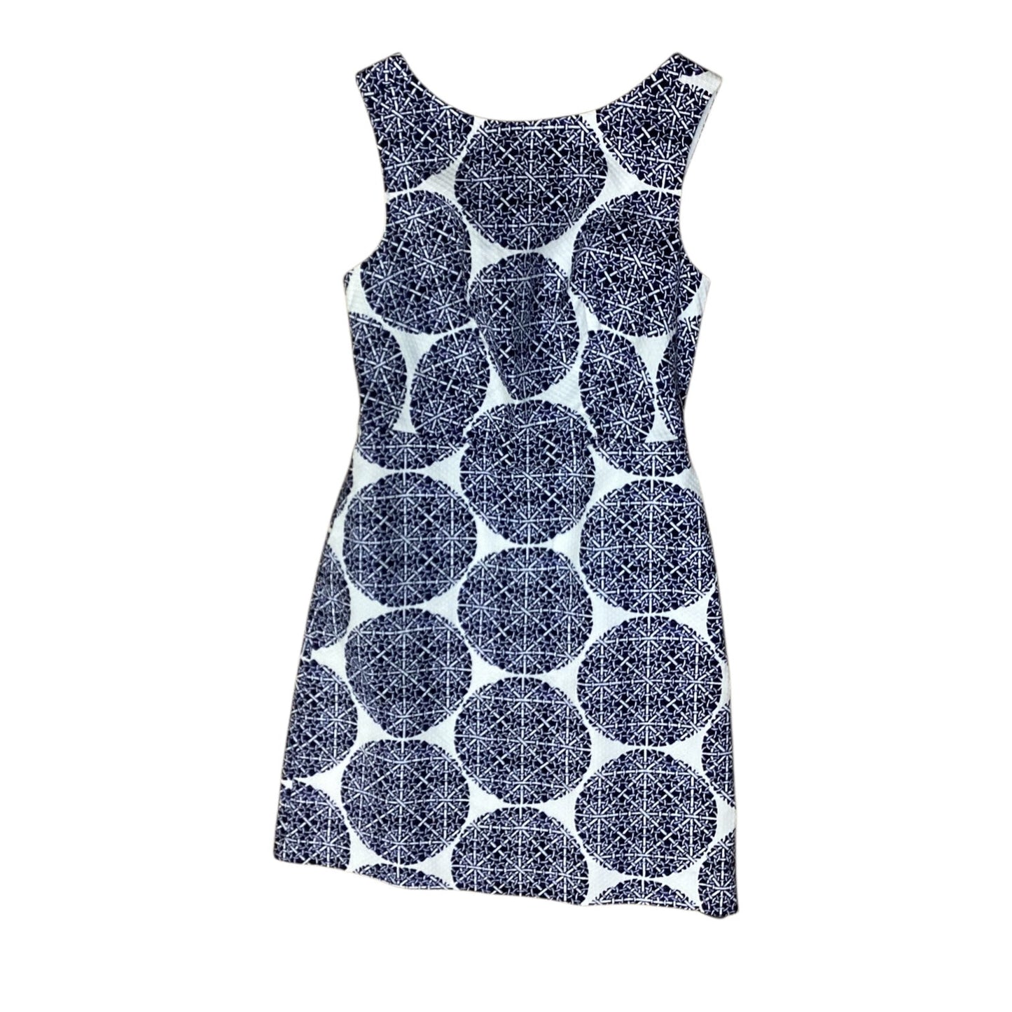 Dress Casual Midi By Limited In Blue & White, Size:S