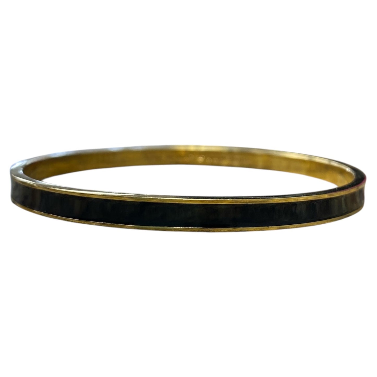 Bracelet Designer By Kate Spade In Black & Gold